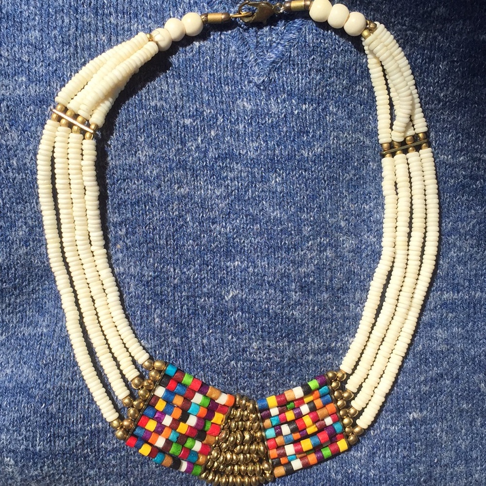 Beaded necklace - made in Africa